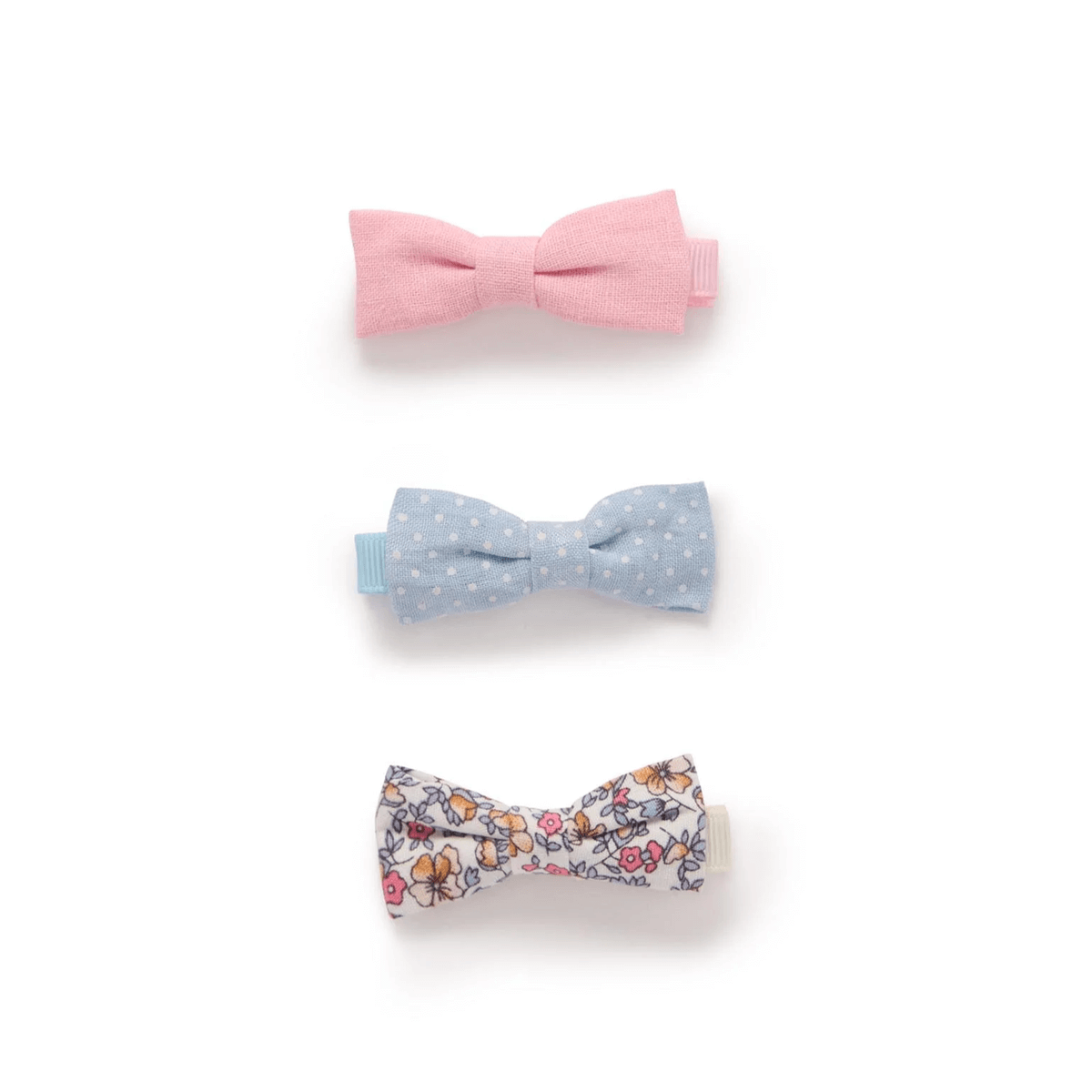 Colorful Linen Bow Hair Clip