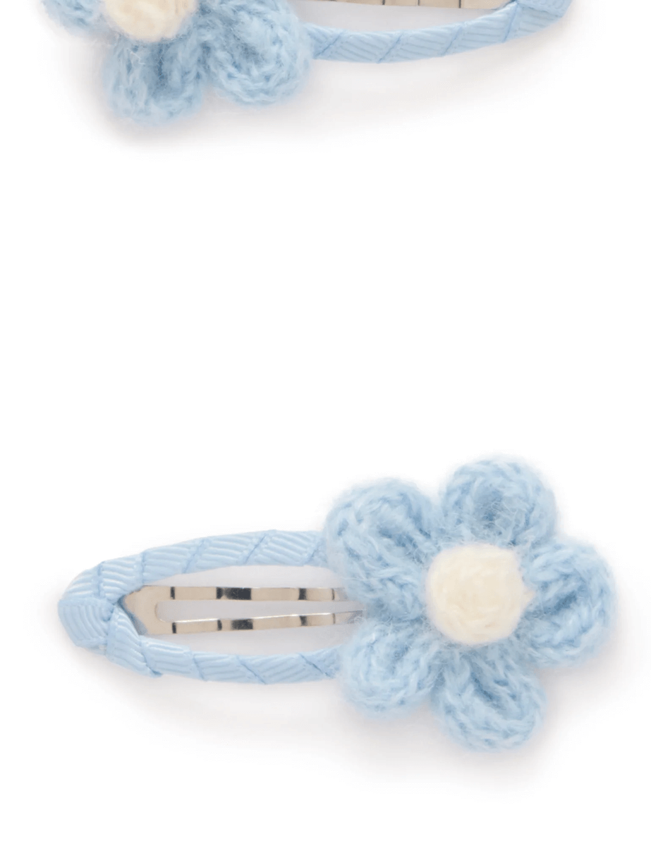 Single 3D Knit Flower Hair Clip