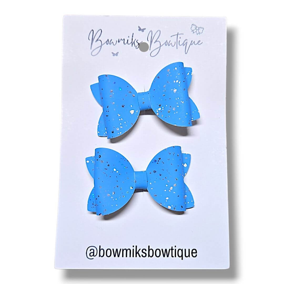 Bowmiks Bowtique | 2 Inch Pigtail Bow Clips