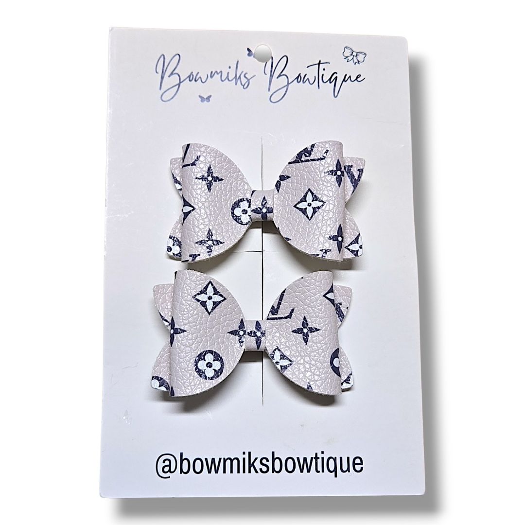 Bowmiks Boutique | 2 Inch Pigtail Bow Clips