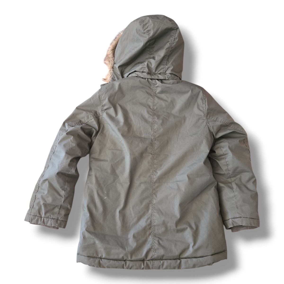 H&M Kids' Faux-Fur Hooded Winter Parka | 8–9 | Pre-loved Quality