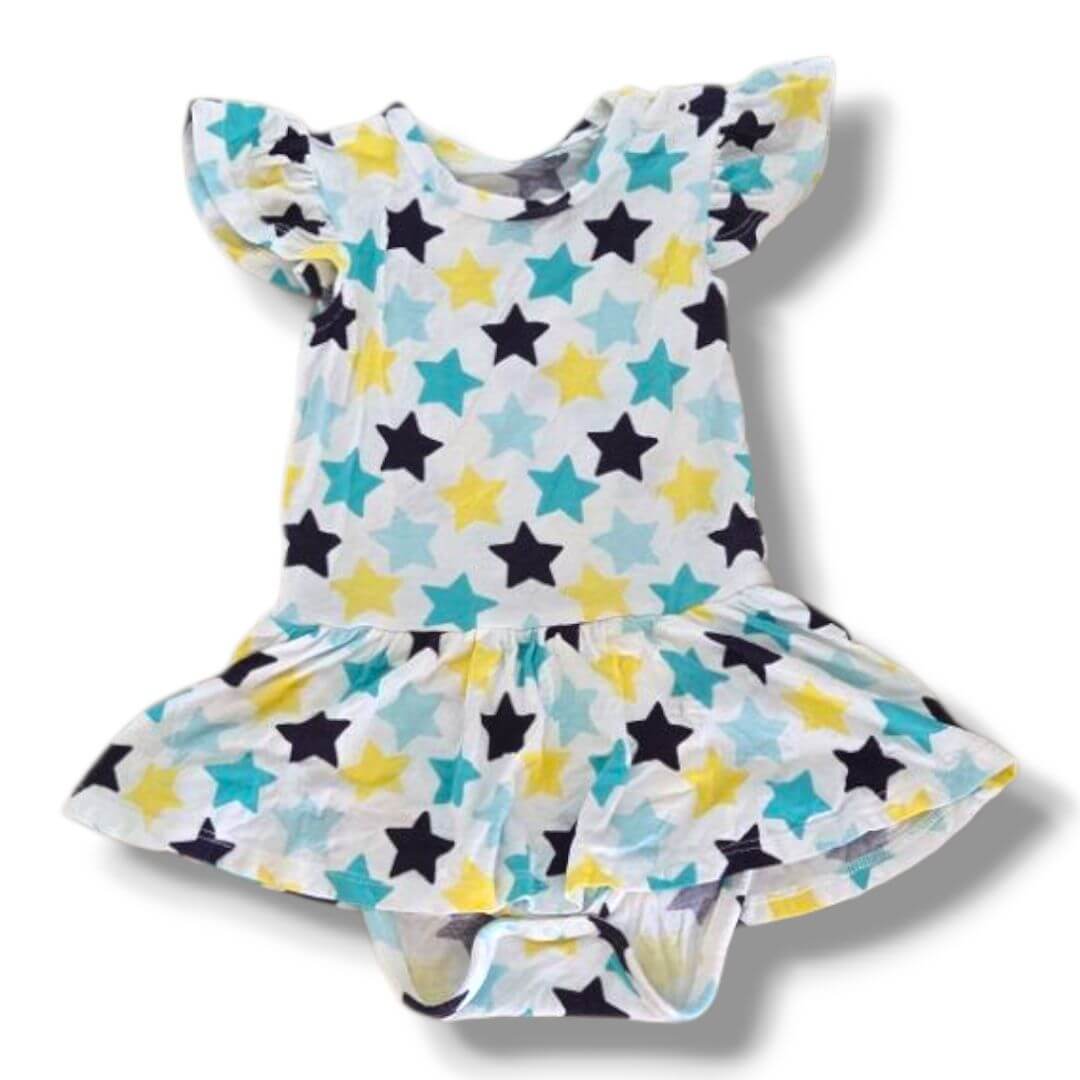 White Posh Peanut Kids Rompers, 18-24M