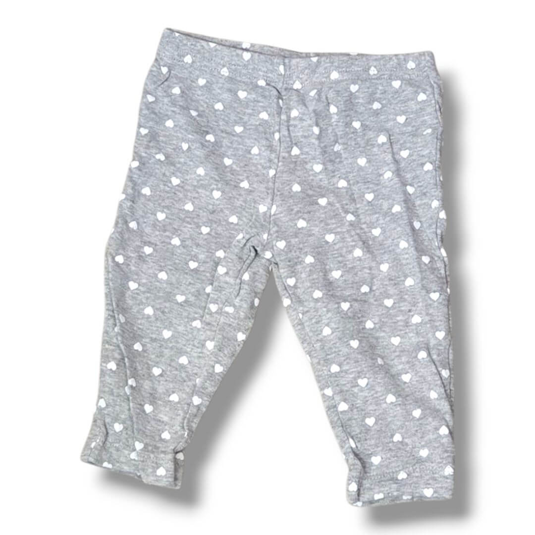 Heather Grey the simple joys Kids Bottoms, 3/6M