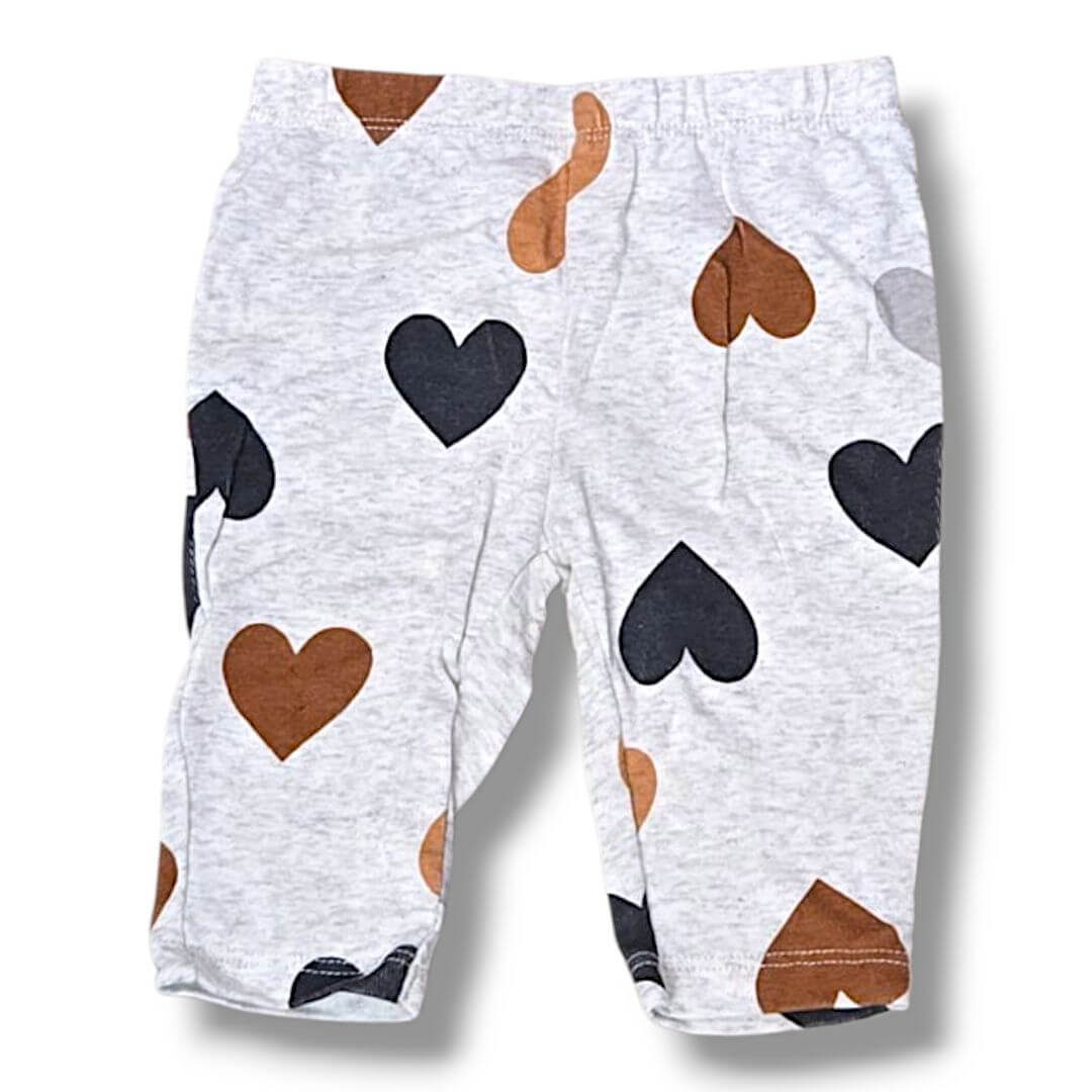 Heather Grey Carters Kids Bottoms, 3M