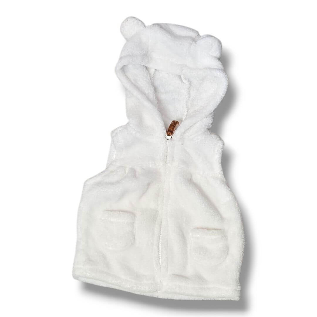 White Carters Kids Vest, 3M