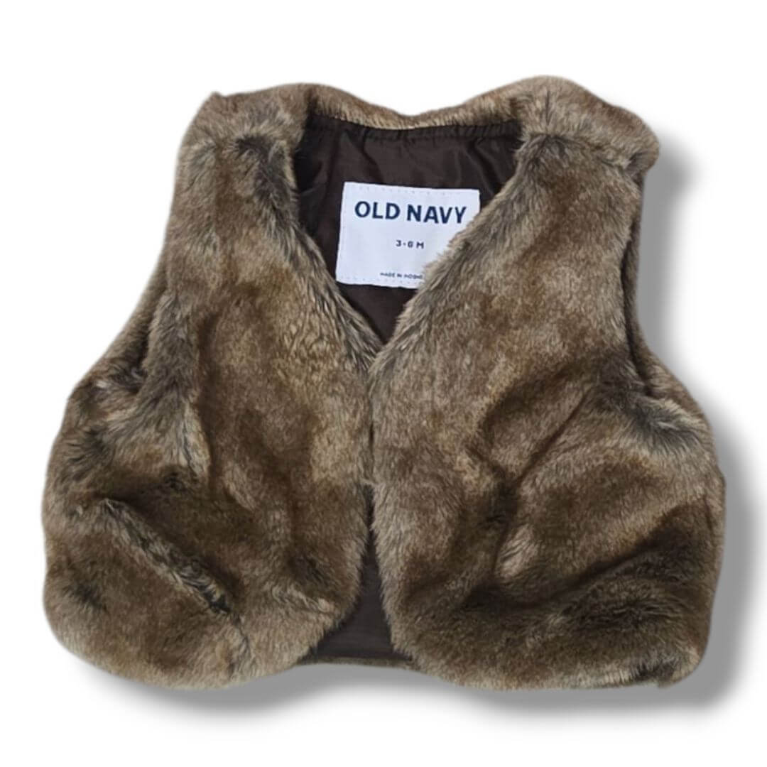 Brown Old Navy Kids Vest, 3/6M