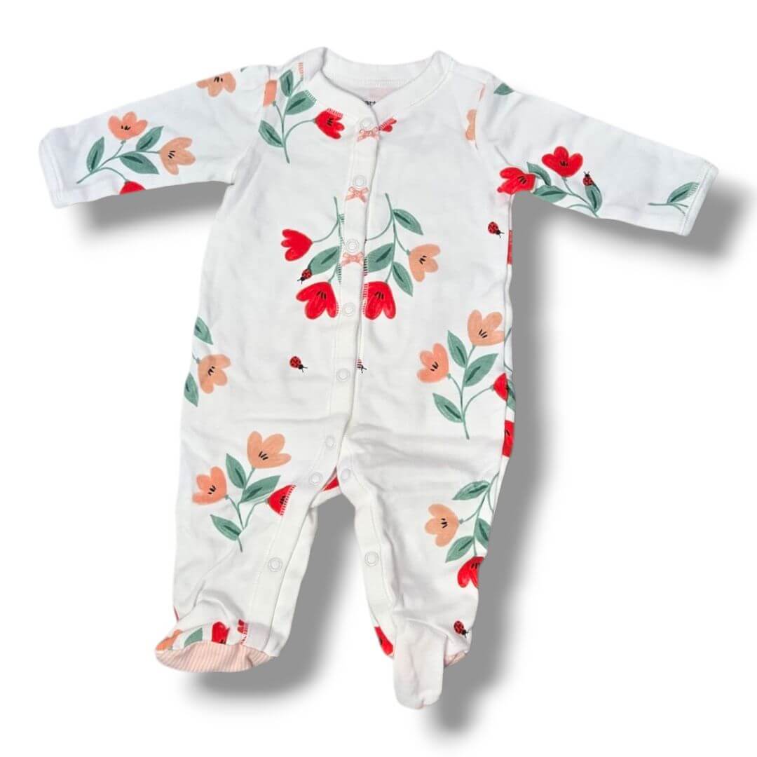 White Carters Sleepers, 3M