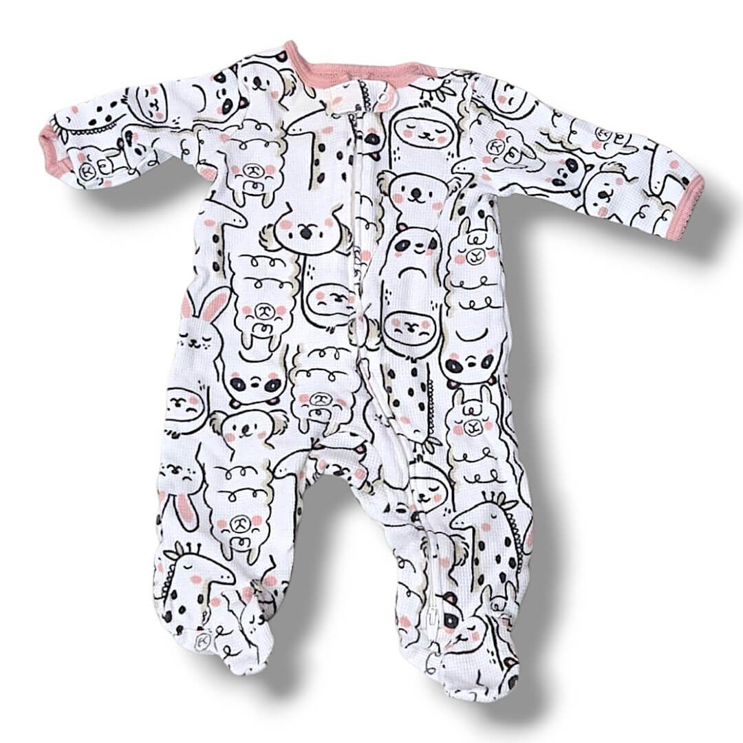 White Carters Sleepers, 3M