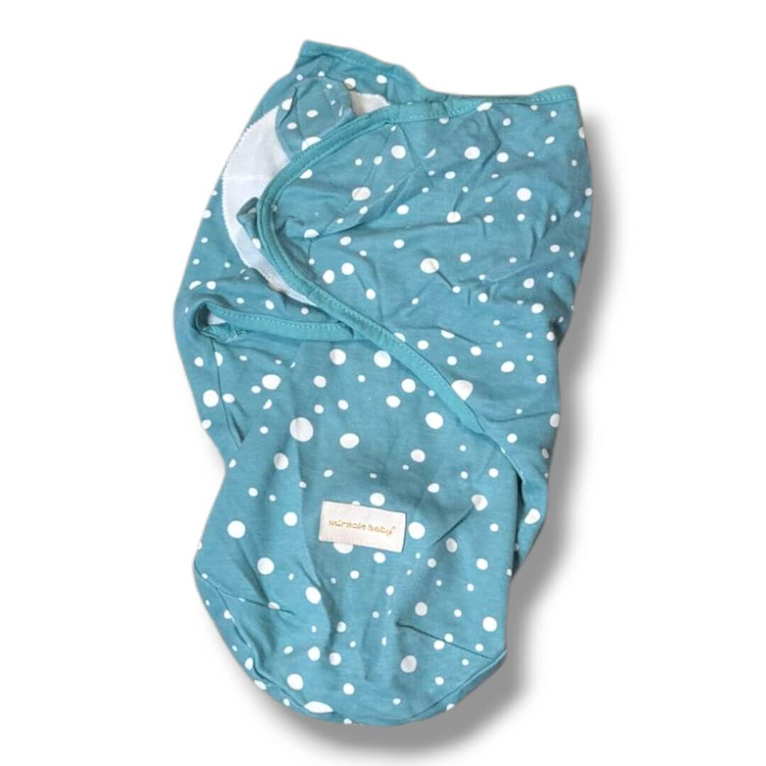 Teal Miracle Baby Swaddles, 0/3M
