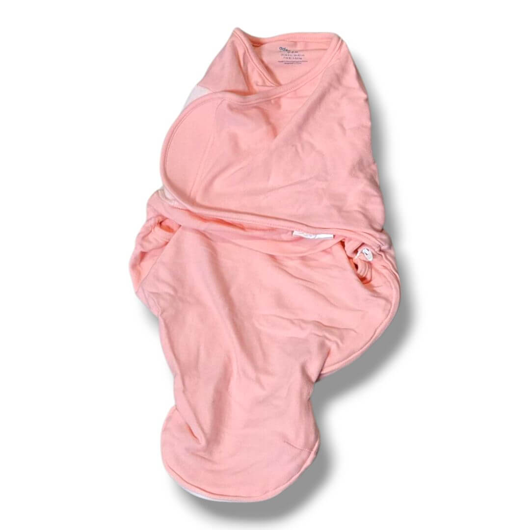Soft Peach-Pink Aden + Anais Swaddles, 0/3M