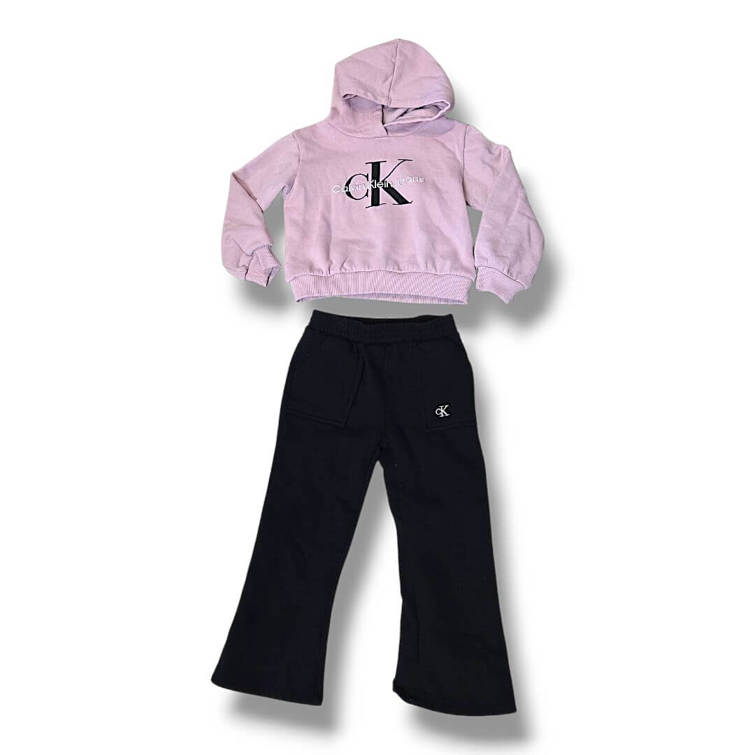 lilac/Black Calvin Klein Sets, 5T