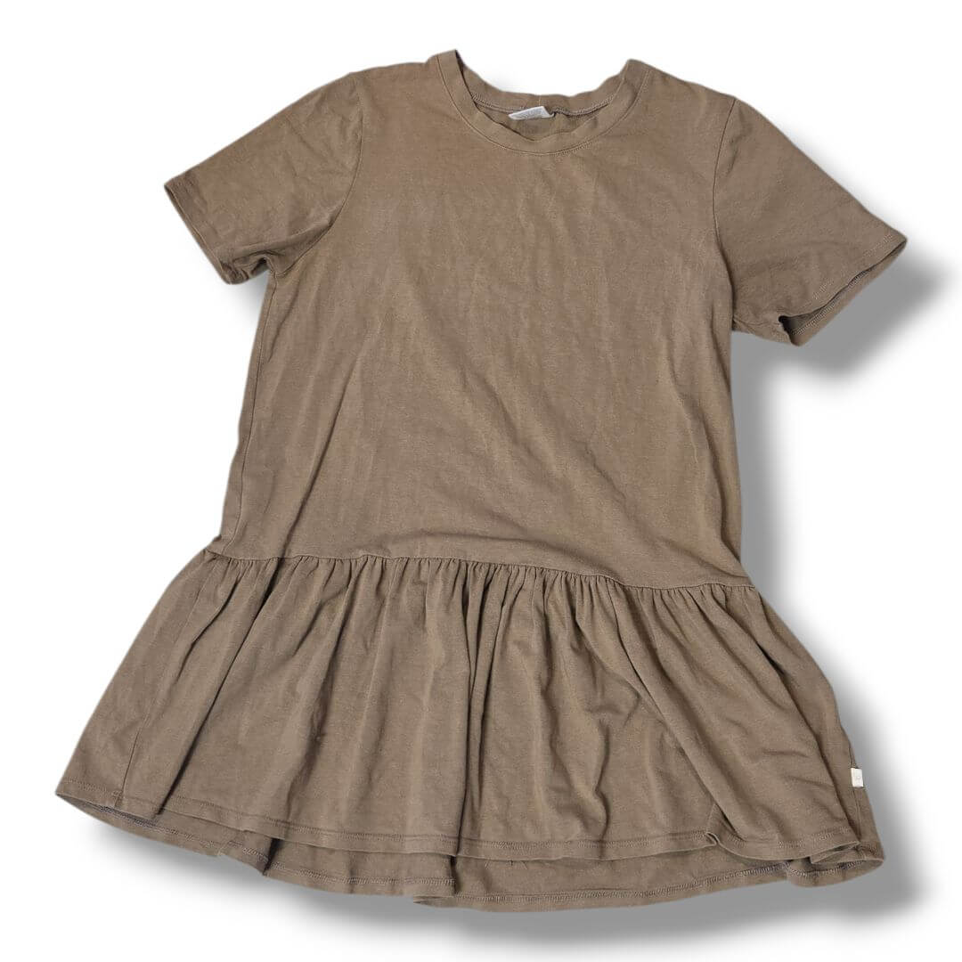 Warm Taupe Jax & Lennon Adult Tops, XS