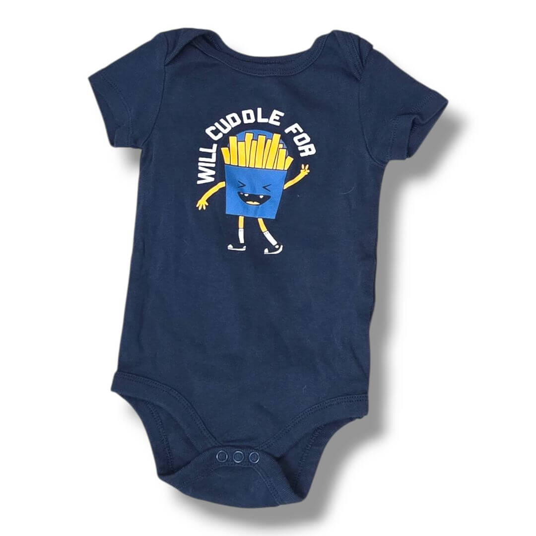 Slate Blue Joe Fresh Onesies/BodySuit, 6/12M