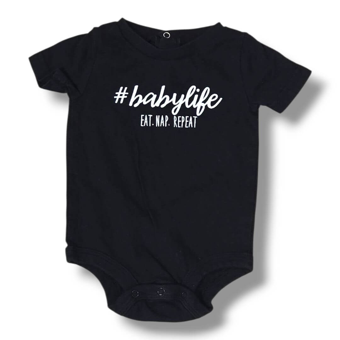 Black Koala Kik Onesies/BodySuit, 0/3M