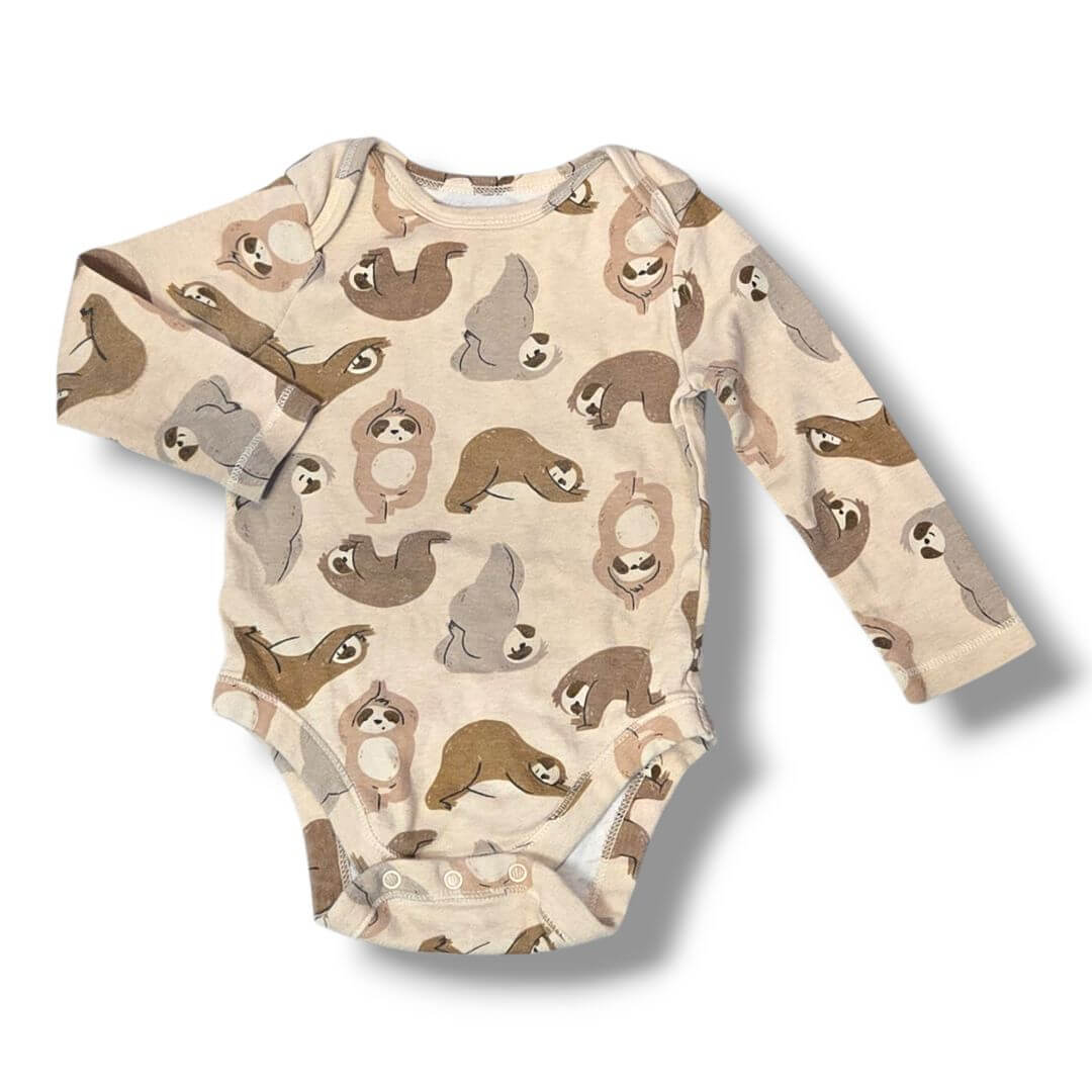 Tan Old Navy Onesies/BodySuit, 6/12M