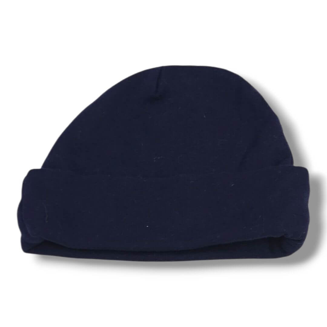 Navy Gerber Kids Hats, 0/6M