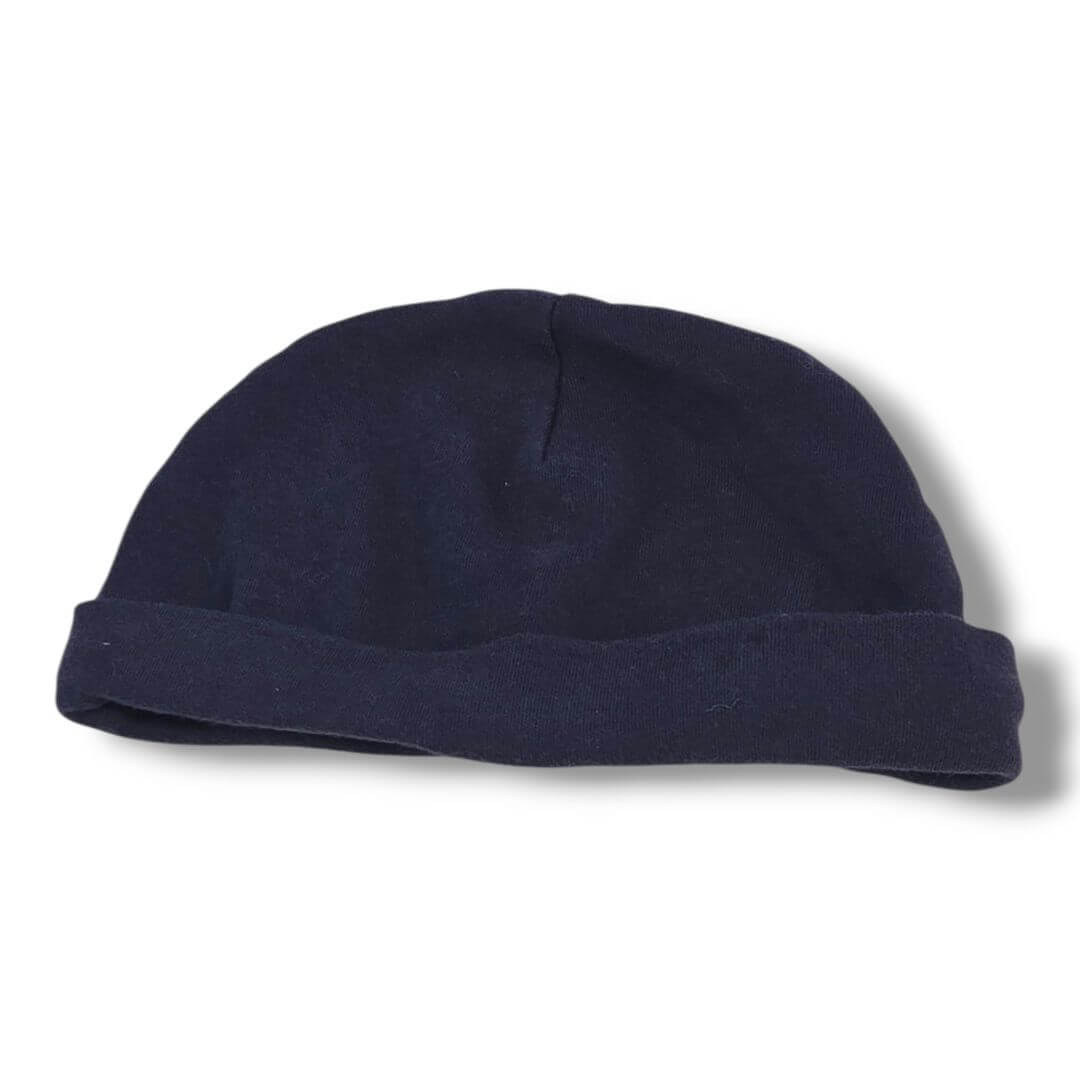 Navy HB Kids Hats, 6/12M