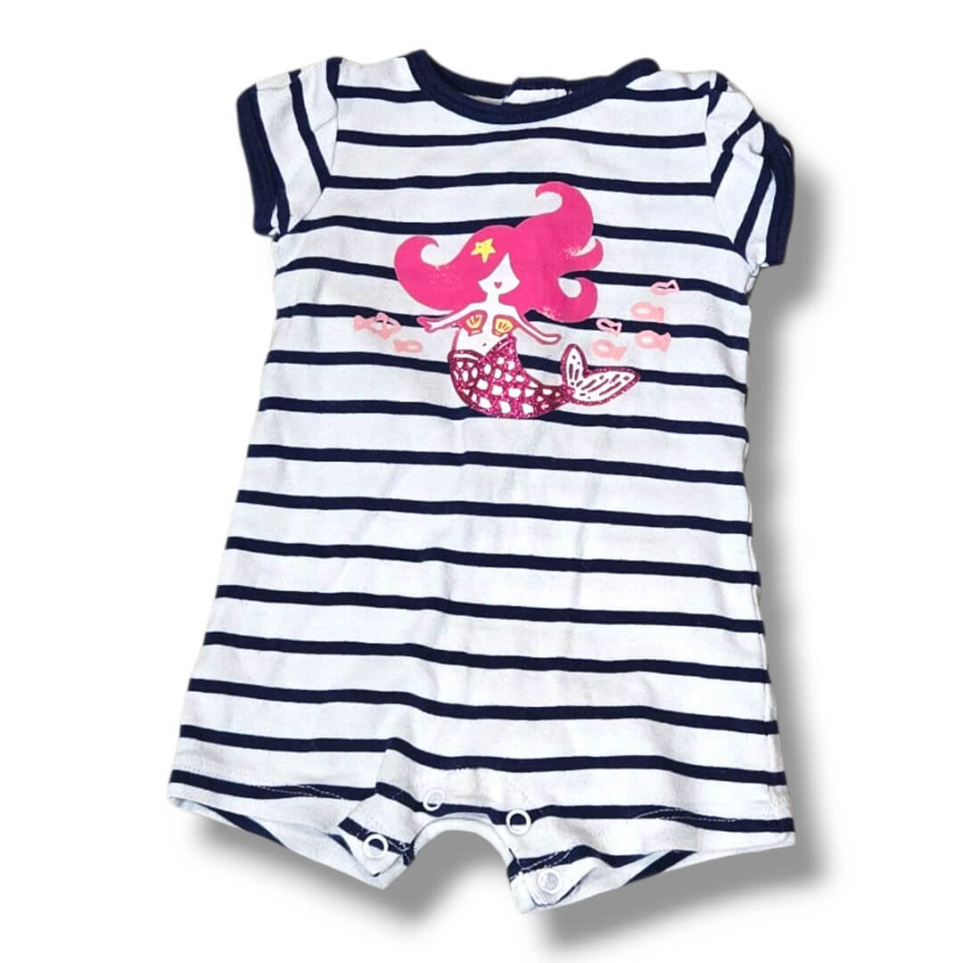 White Oshkosh Kids Rompers, 3M