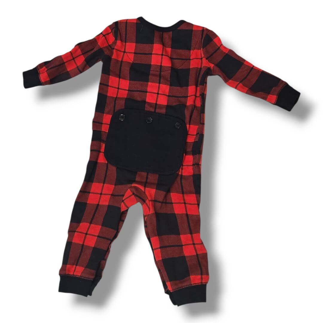 Black/Red Indigo Sleepers, 6/12M