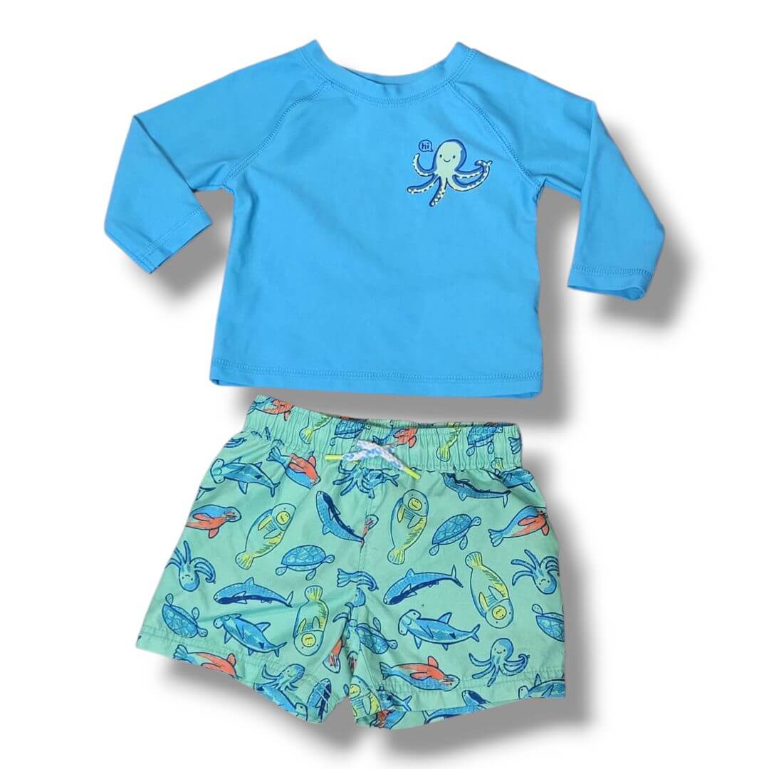 Blue Old Navy Swimwear, 3/6M