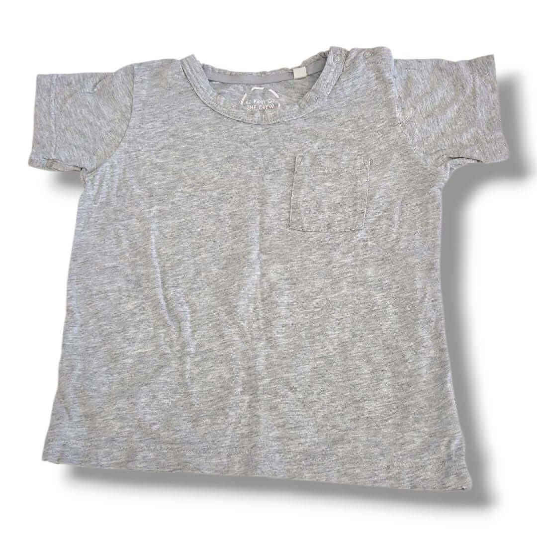 Heather Grey Bonds Kids Tops, 18-24M