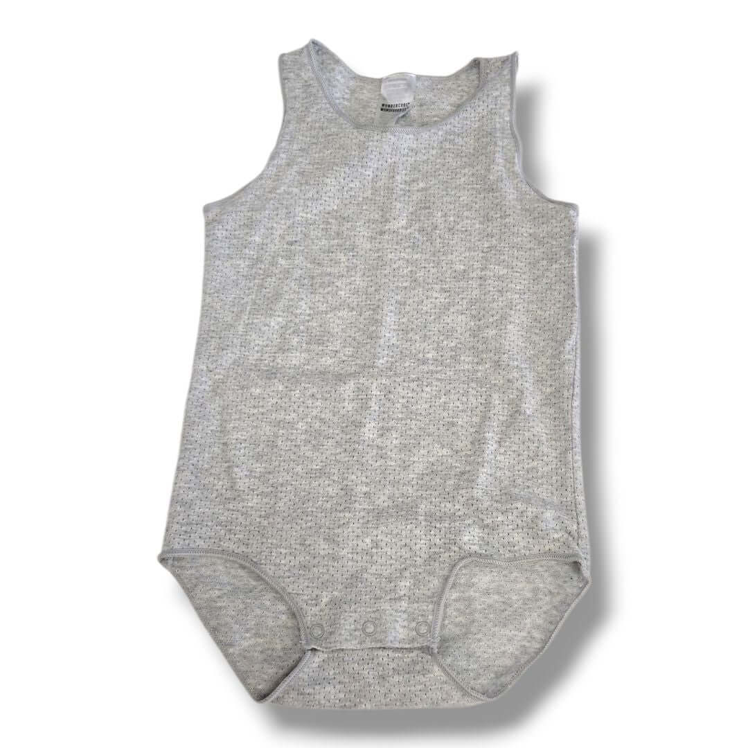 Heather Grey Bonds Onesies/BodySuit, 12-18M