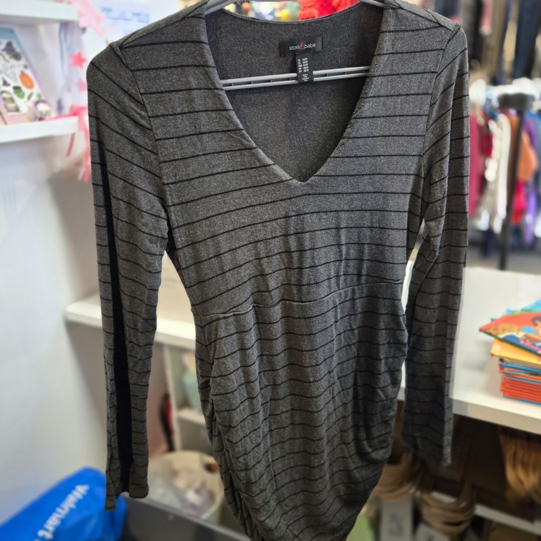 Multi-Color Stork & Babe Maternity Tops, xsmall