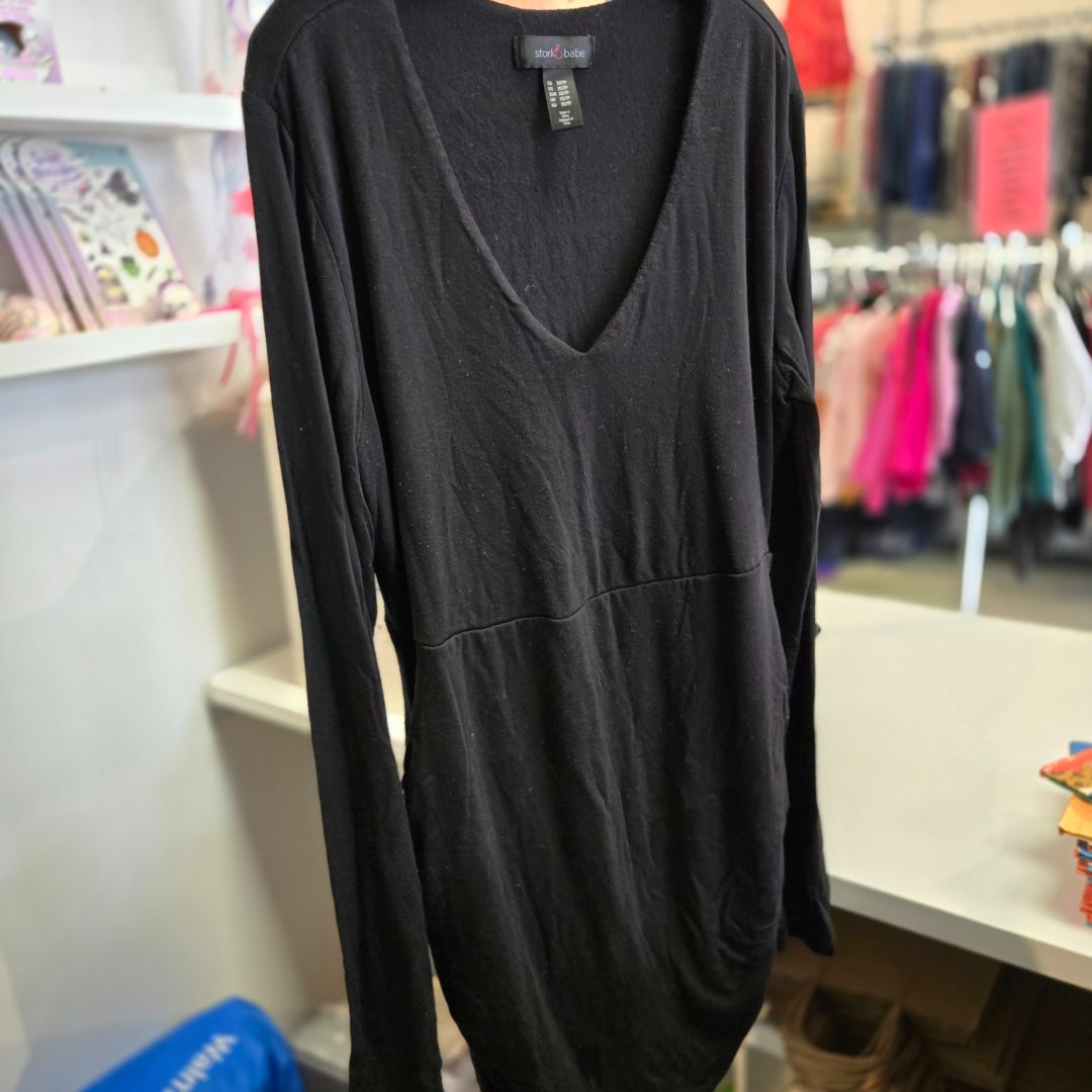 Black Stork & Babe Maternity Tops, xsmall