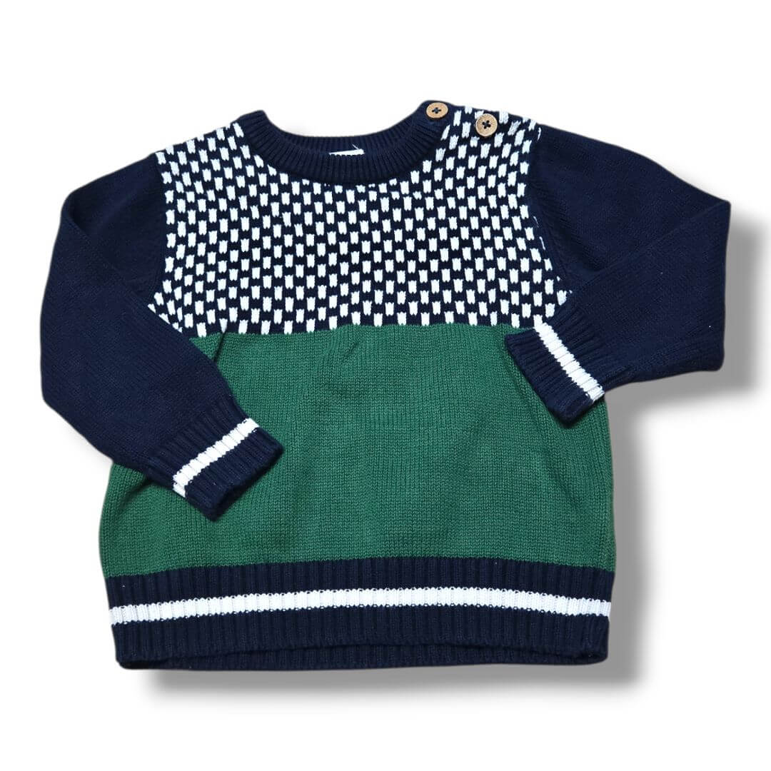 Alana | 18/24M | Organic Cotton | Knit Sweater | Pre-Loved Quality