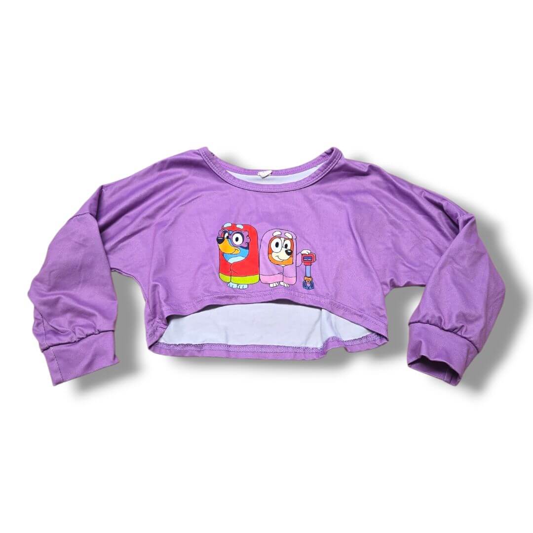 Size 2T | Cropped Long Sleeve Top | Pre-Loved Quality