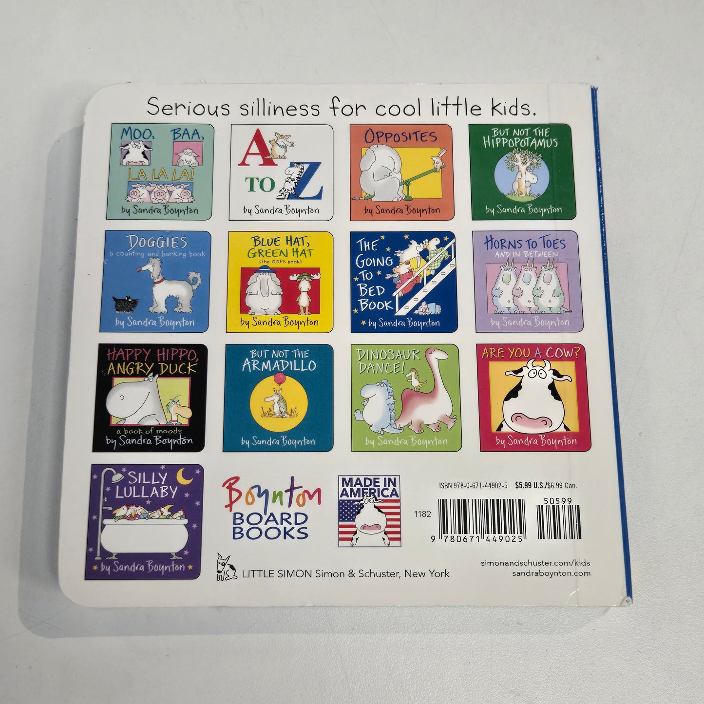 The Going To Bed Book by Sandra Boynton – New Children's Book