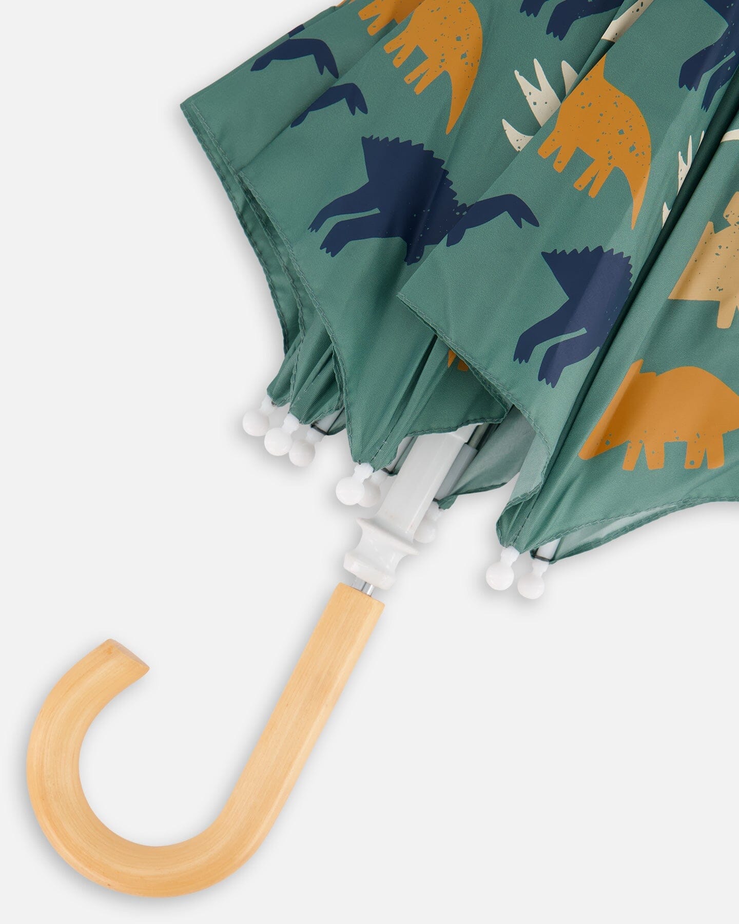 Umbrella Green Dinosaur Print