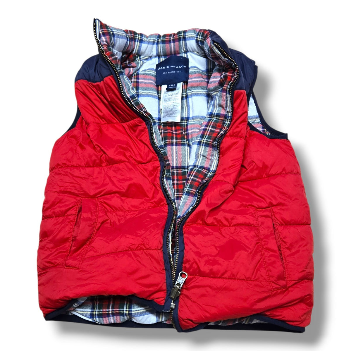 Janie & Jack | 5/6Y | Reversible Vest | Pre-loved Quality