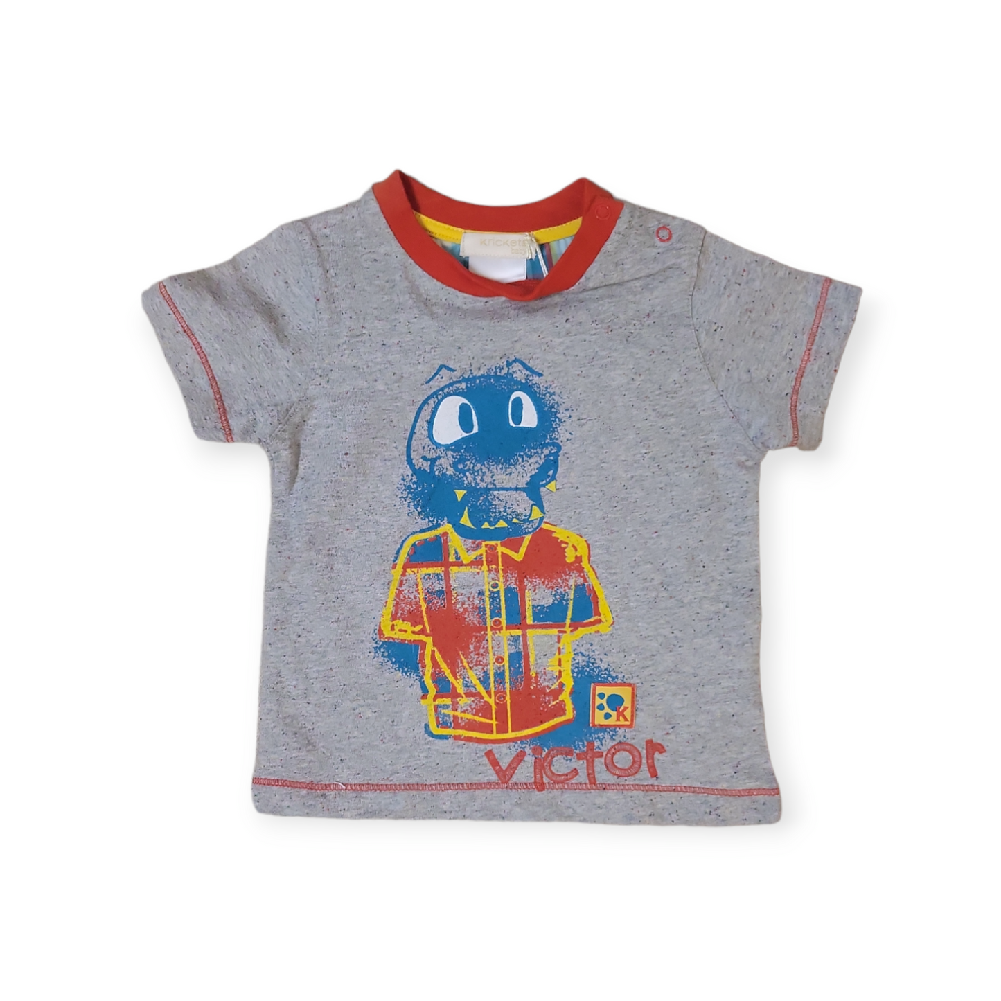 Krickets Tee - Pink & Blue Kidz Clothing