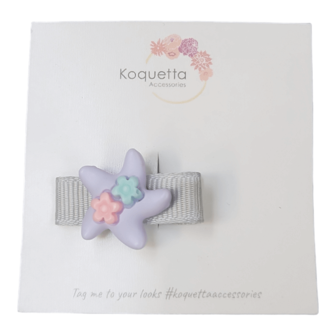 Mermaid Vibes Hair Clip - Pink & Blue Kidz Clothing