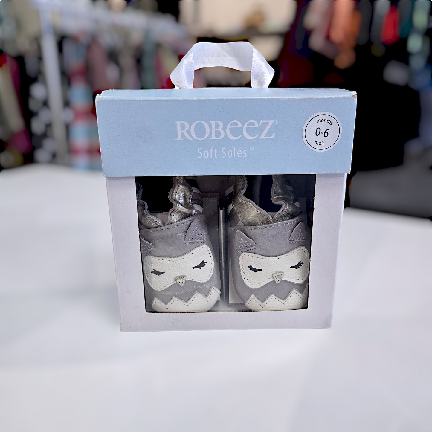 Robeez 0-6 Months Soft Sole Baby Shoes โ New Condition