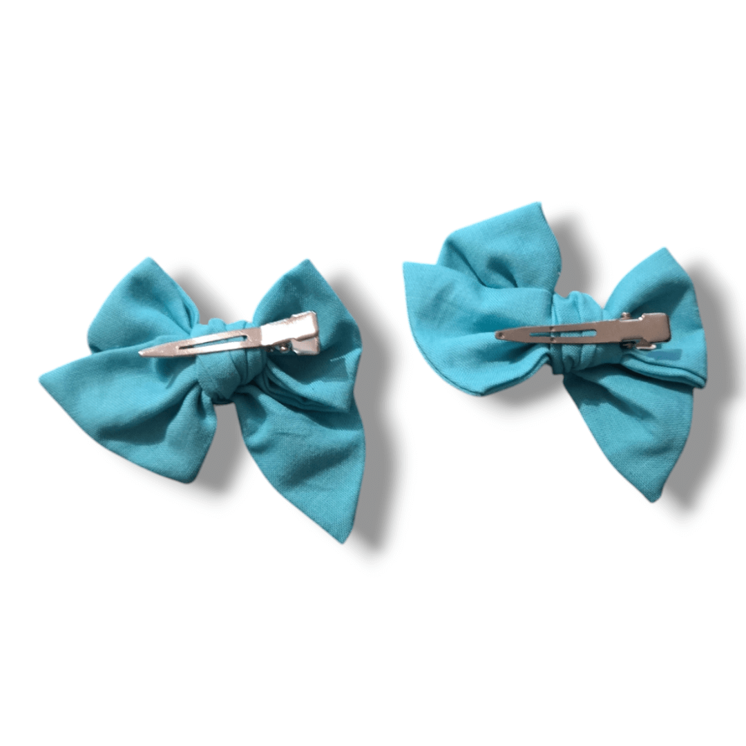 Pigtail Bows | Handmade