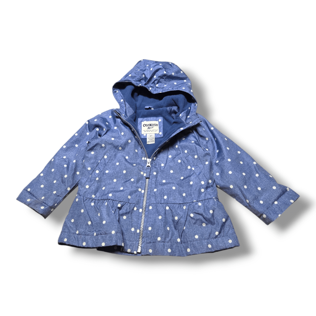 Oshkosh 2T Rain Jacket Pre-Loved Quality – Pink Blue Kidz