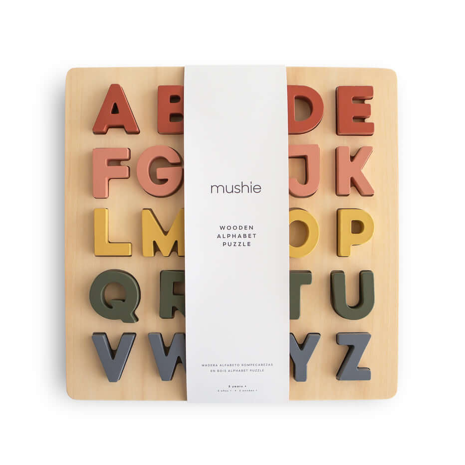 Wooden toys, natural toys,  Wooden Puzzle, Mushie products