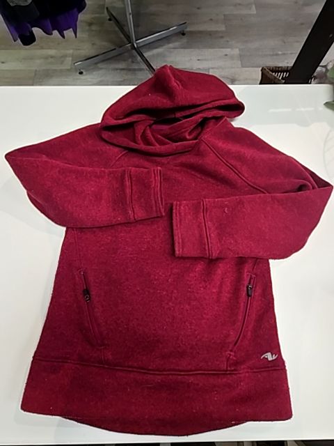 Burgundy Athletic Works Kids Hoodies, 7/8 years