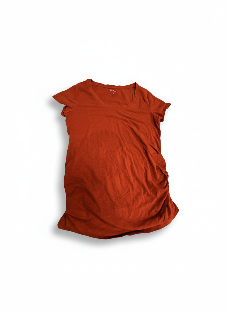 Rust Orange Old Navy Maternity Tops, Medium