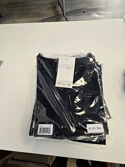 Black Undercover mama Nursing Top, XXL