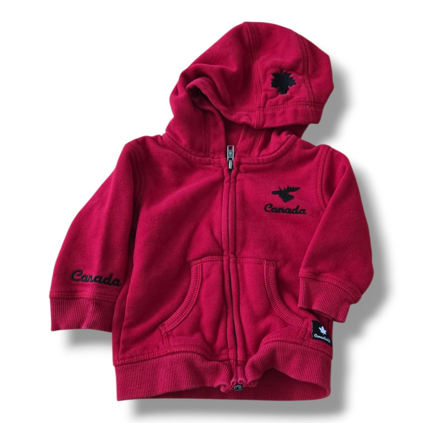Canadiana | 3/6M | Zip-up Hoodie | Pre-loved Quality