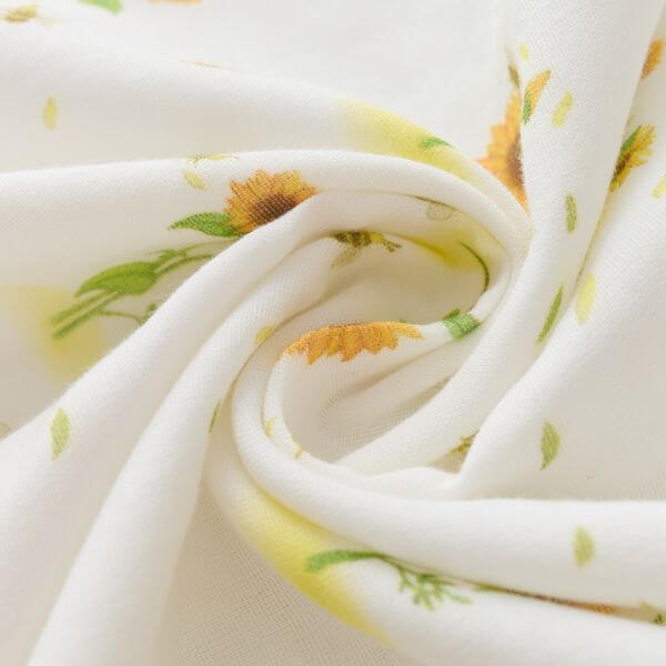 Blara Organic House | Swaddle Blanket | Sunflower Fields