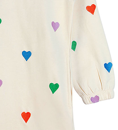 The New Heart Sweater Dress - Pink & Blue Kidz Clothing