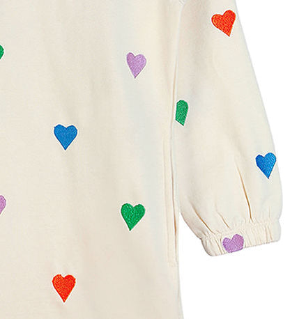 The New Heart Sweater Dress - Pink & Blue Kidz Clothing