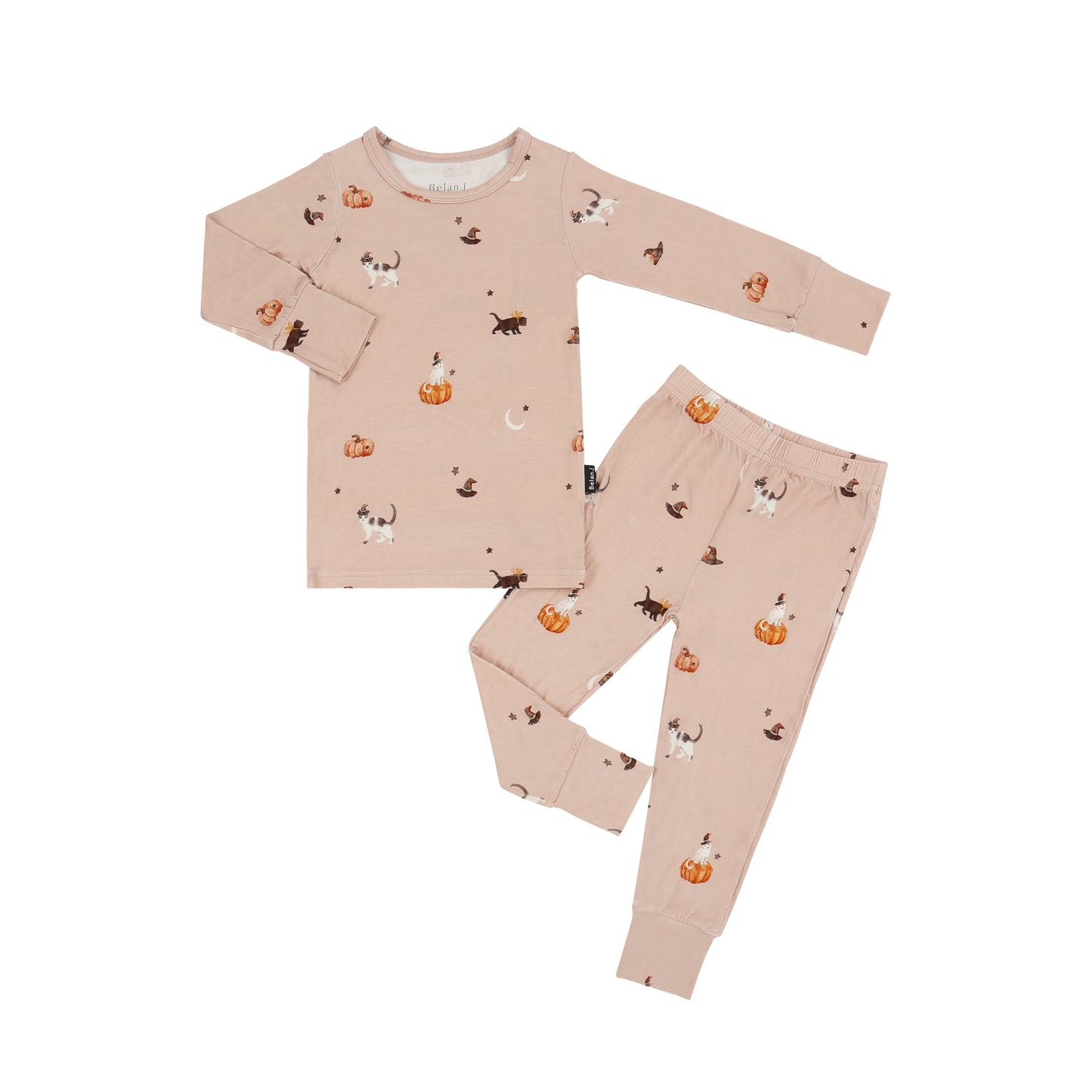 Coming Soon | Belan.J | Witch Cats Long Sleeve Two-Piece PJ Set
