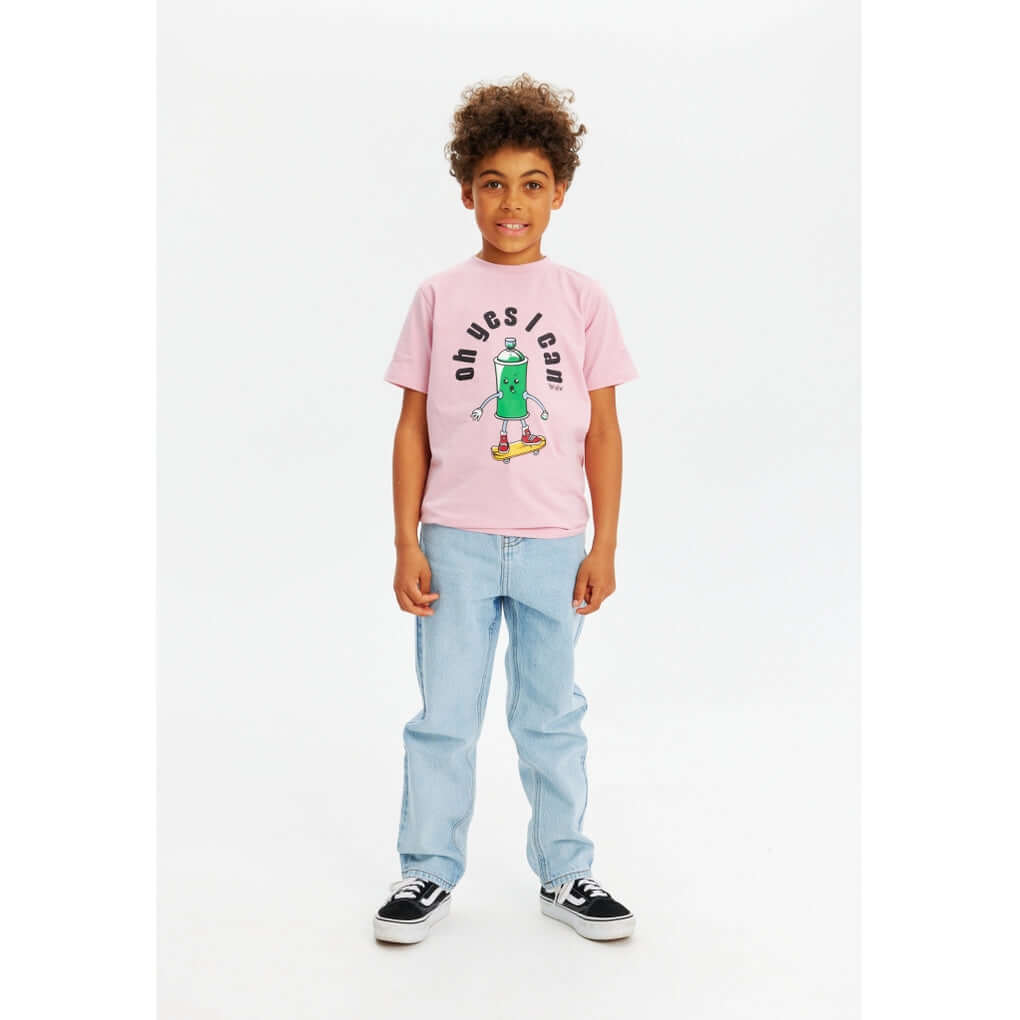 T-shirt - Pink Nectar - Pink & Blue Kidz Clothing