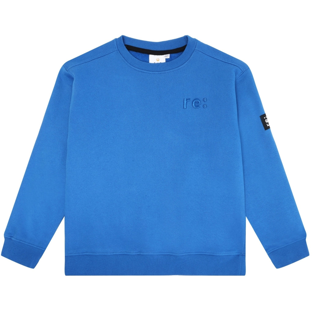 Oversized Sweatshirt - Strong Blue - Pink & Blue Kidz Clothing
