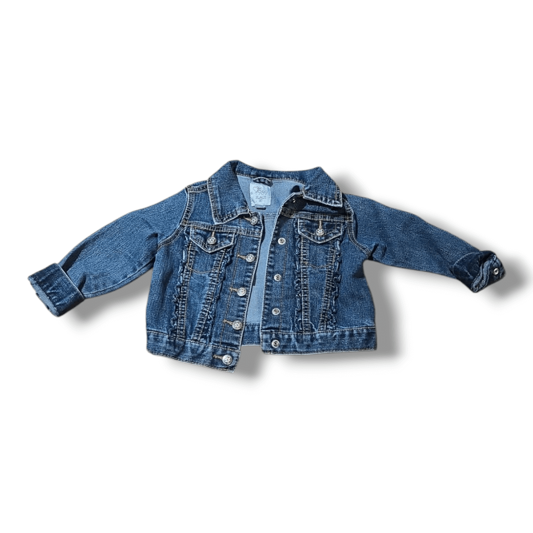 Pre-loved Children's Place 3T denim jacket in gently used condition